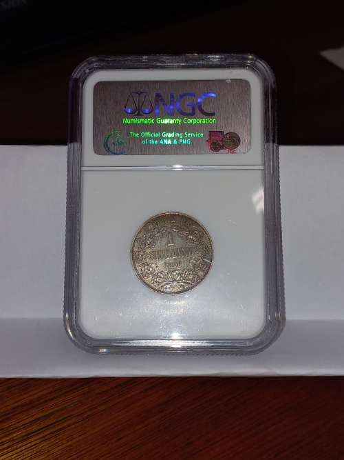 1896 ZAR Shilling NGC XF45