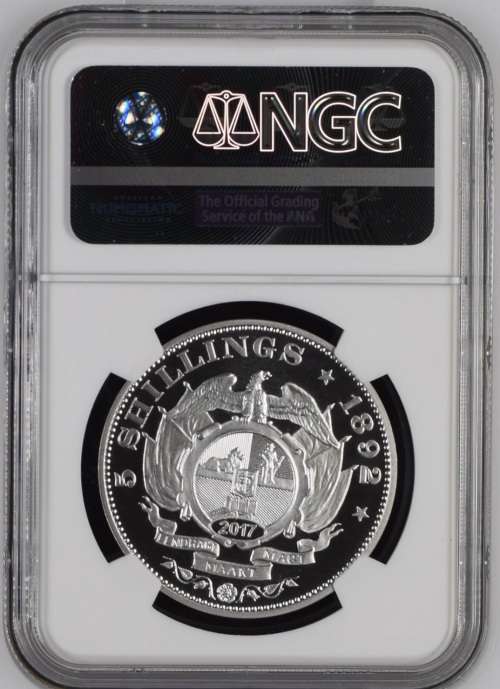 2017 31gram Germany 1892 South Africa 5 Shilling - 125th anniversary medal silver