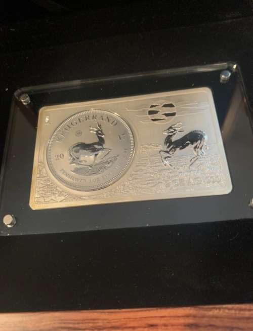 2017 SOUTH AFRICA KRUGERRAND 3 OZ 999 SILVER COIN & BAR 1 oz 2 oz!One of kind