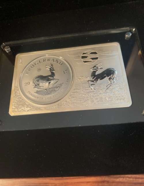 2017 SOUTH AFRICA KRUGERRAND 3 OZ 999 SILVER COIN & BAR 1 oz 2 oz!One of kind