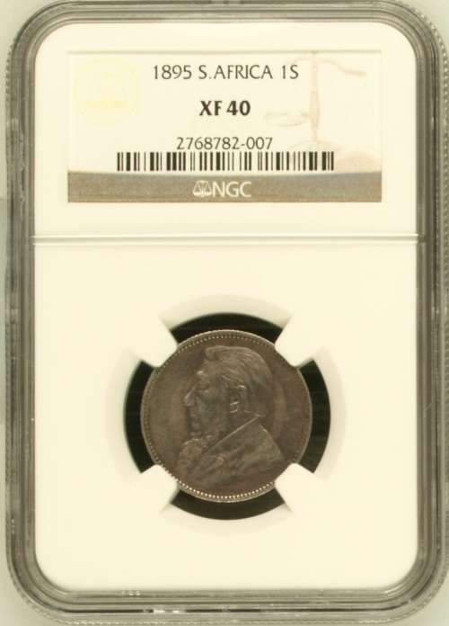 1895 ZAR Shillings NGC XF40