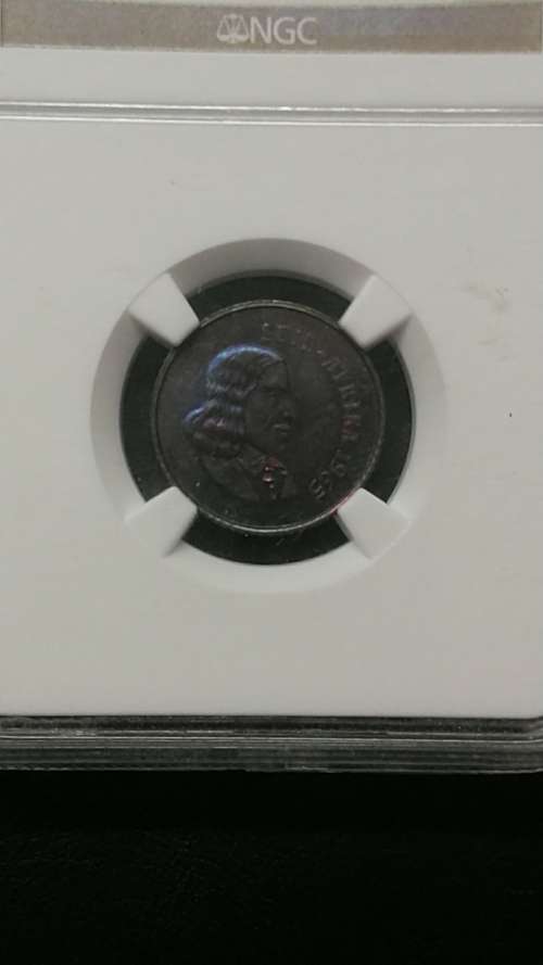 1965 Afrikaans Legend One Cent NGC