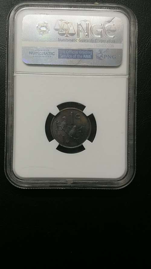 1965 Afrikaans Legend One Cent NGC