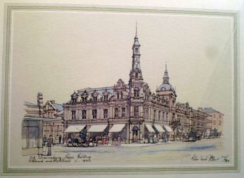Peter Kent - Old Johannesburg Palace Buildings - Detailed limited edition print
