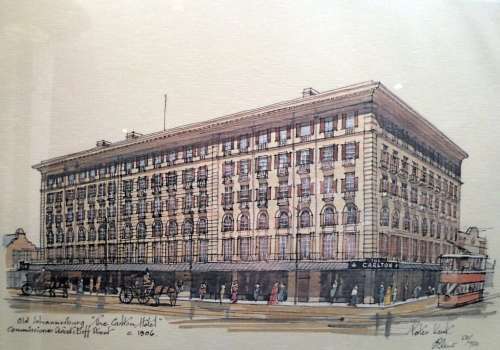 Peter Kent - Old Johannesburg The Carlton Hotel - Detailed limited edition print