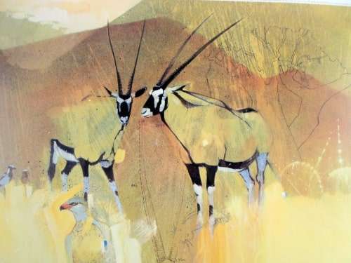 Keith Joubert - Gemsbuck - Limited edition Lithoprint - Rowland Ward Collection - Low price!!