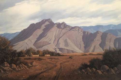 Gerhard Wagner - Prince Albert District - Oil on canvas - A magnificent painting! Bid now!