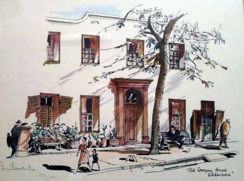 Phillip Bauwcombe - Old Georgian Houses - A little treasure! Bid now!