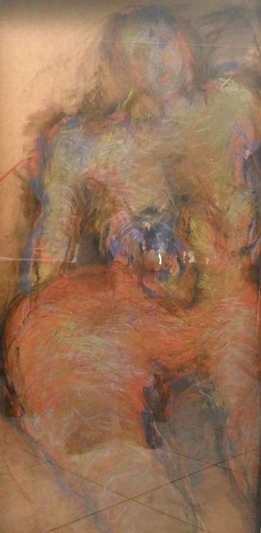 Gail Catlin - Abstract nude - Stunning investment art!! 120cm x 59cm - Bid now