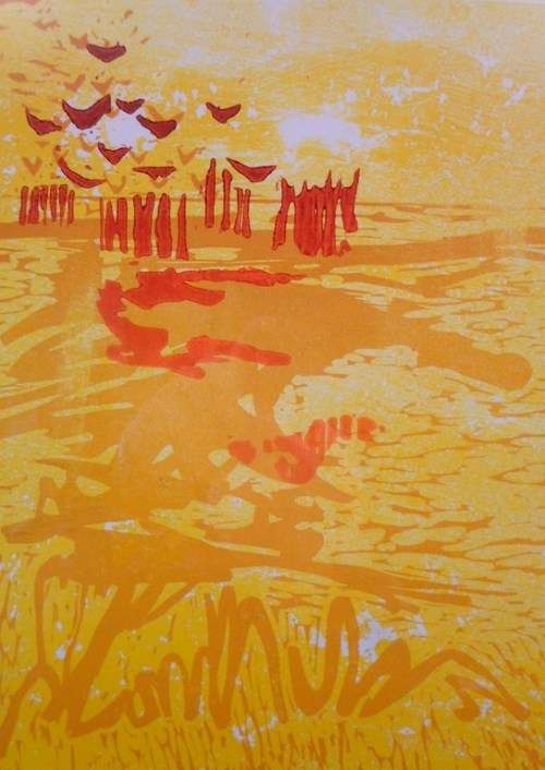 Fred Schimmel - Abstract - A beautiful limited edition lithograph! Low price, bid now!