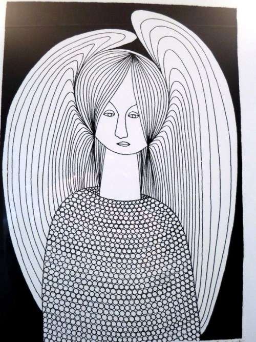 Thelma Chait - Abstract woman - A beautiful limited edition lithograph! Low price, bid now!
