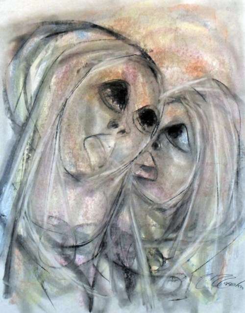 A Maseko - Abstract Faces - Absolutely stunning! - Invest now!!