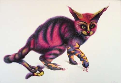RED HOT SALE!! Norman Catherine - The Bayearo Cat - Magnificent investment art!! - Bid now!