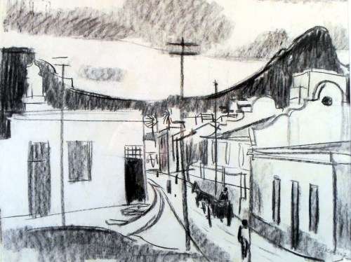 Alfred Krenz - Town scene - Investment art!! Magnificent! *Free courier! - Bid now!