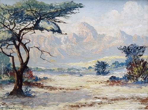 Wim Baartman - Landscape - A beauty! Giveaway price, bid now!