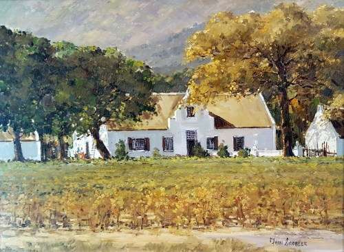 Faan Grobler - Cape Dutch farm house - Magnificent investment art!! - Bid now!