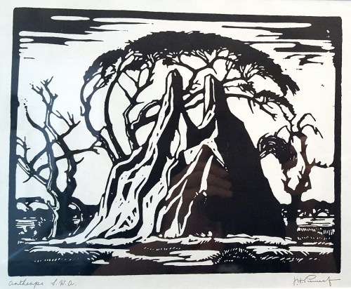 Pierneef - Antheaps SWA - A beautiful photo lithograph!! Bid now!