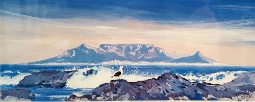 JH Wright - Table Mountain - Penquins, Whales and Dolphins - A beautiful set! Low price, bid now!