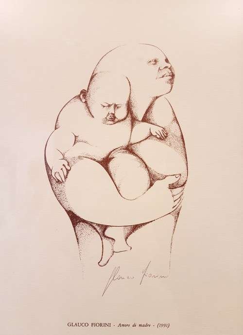 Glauco Fiorini - Amore de madre - A little treasure! Low price, bid now!