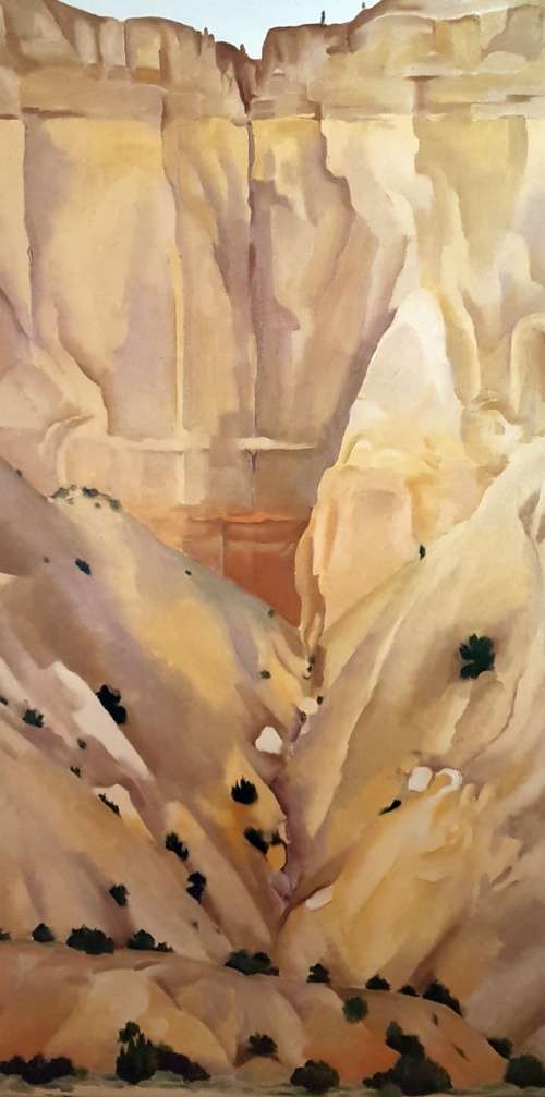 Georgia O'Keeffe - A magnificent poster! Bid now!