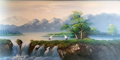 GR Taung - Very large painting - Giveaway price, bid now!