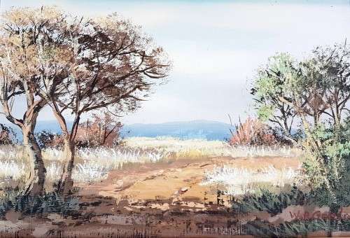 WP Grobler - Landscape - A stunning little treasure! Low price! -  Bid now!!