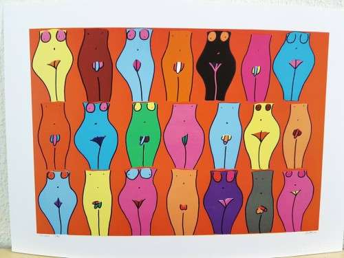 Walter Battiss - Torso's - A beautiful print! Bid now!