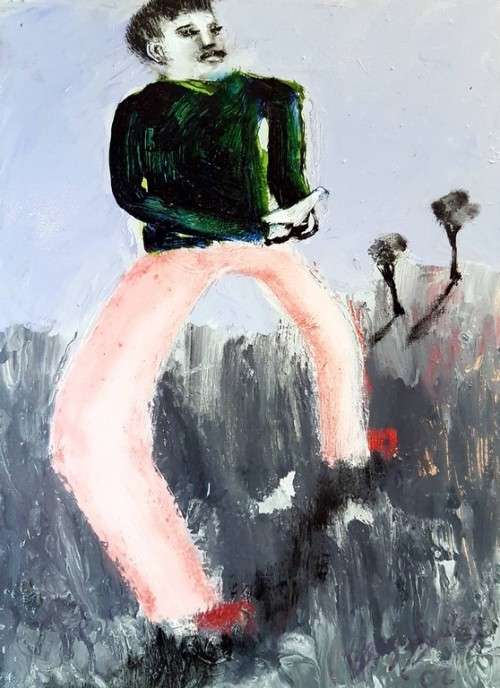 Beezy Bailey - Abstract man - Investment art at its finest!! - Bid now!!