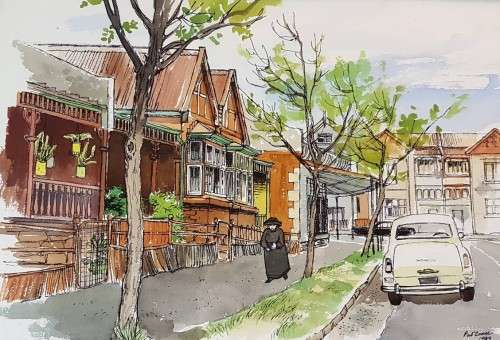 Pat Leach - Street scene