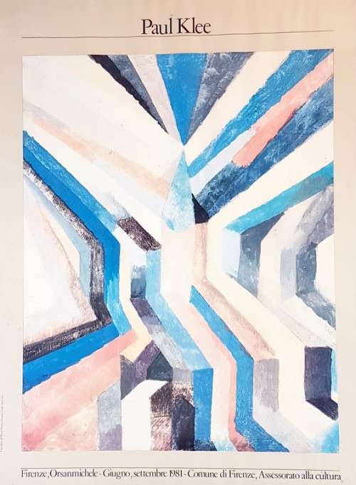 Paul Klee - Swiss artist - A beautiful poster! - Bid now!