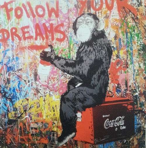 Maltrap Prints - Follow your dreams - Graffiti art - Absolutely magnificent! - Bid now!