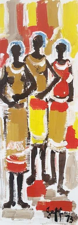 Jeff Kussman - Three ladies - Beautiful! - Low price - Bid now!