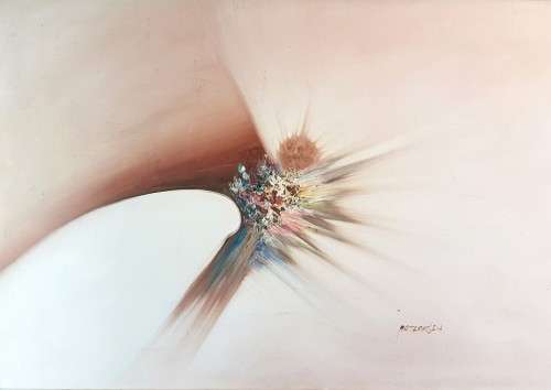 Mat Larsen - Large abstract - A real stunner!! - Low price - Bid now!