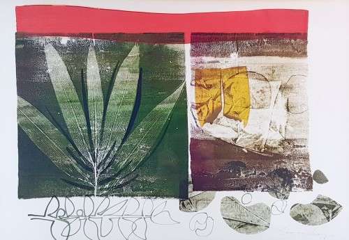 George Boys - Abstract still life flowers - Investment art at a low price, bid now!!