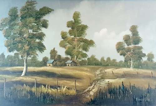 T Zulik - Landscape - A beautiful oil painting! - Bid now!