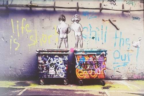 Maltrap Prints - Life is short - Graffiti art - Absolutely magnificent! - Bid now!