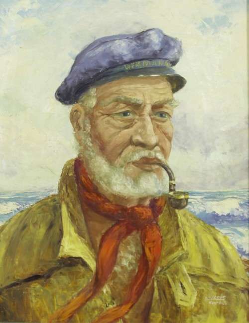 Adelio Zagni Zeelie - Fisherman - Stunning investment art!! Bid now!!