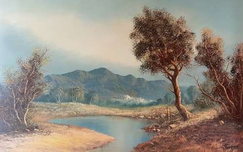 Jacobi (Benjamin Jacobus Davis) - Beautiful landscape! Low price, act fast and bid now!!