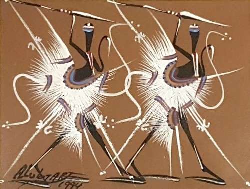 Alubart - Dancers - A beautiful work! Bid now!