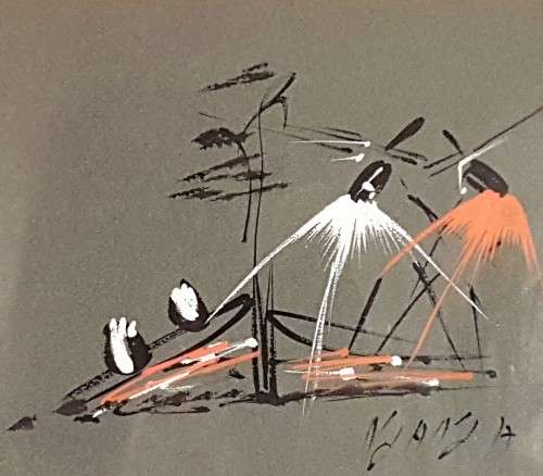 Njanja - Abstract Dancers - A beautiful work! Bid now!