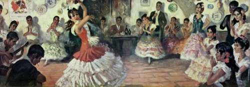 Flamingo dance - A beauty! - Print - Low price! - Bid now!