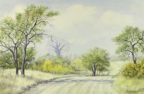 Dennis Hutchinson - Dirt road - A large stunner! - *Free shipping! - Invest today, bid now!