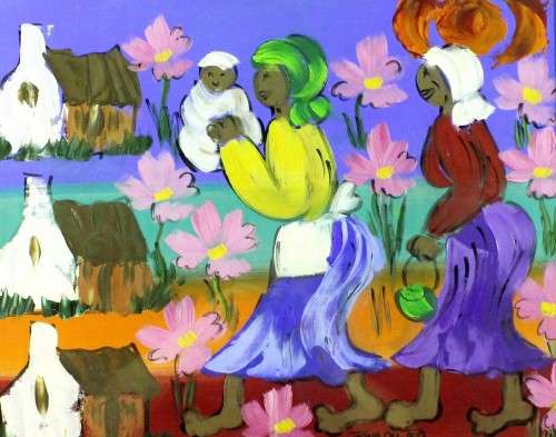 Jana du Toit - Woman, houses, flowers and baby - Magnificent! - Giveaway price, bid now!