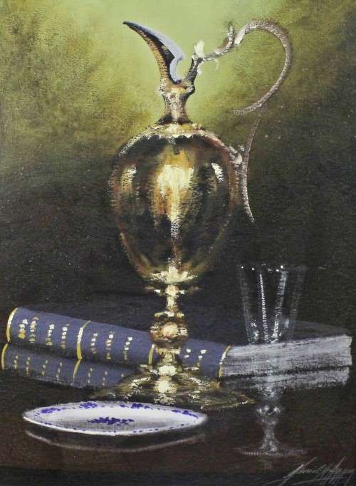 Denzil Herring - Magnificent still life! A stunner at a giveaway price, bid now!! *Free courier!