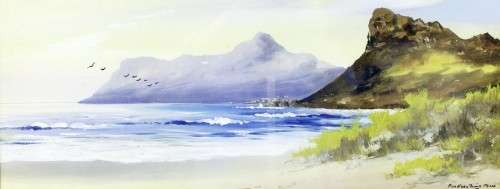 H Anderson - Fishhoek Point - A little treasure!! Beautiful artwork! Bid now!!