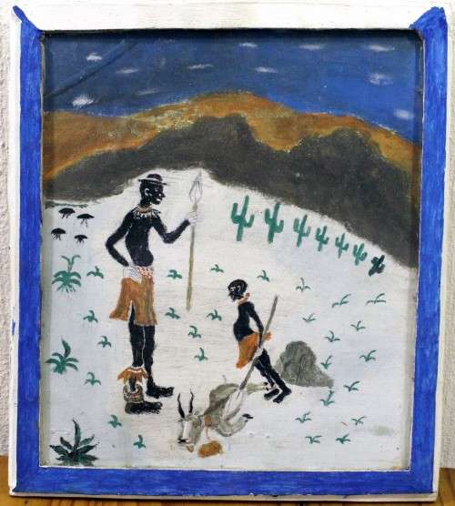 Peter Makoko - The kill - Talented township artist! - Low price, bid now!