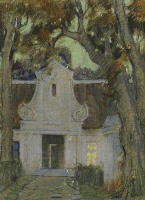 Sydney Carter - Cape Dutch Homestead - A stunning pastel! Invest now!!