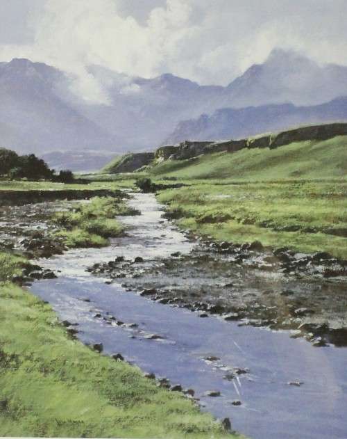 John Meyer - The Drakensberg after the rain - A magnificent print! Bid now!