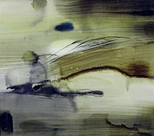 Nina - Abstract II - Oil - A stunning piece of art! Bid now!