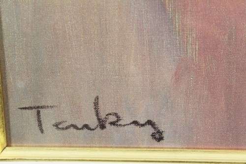 Itzchak Tarkay - Ladies enjoying a drink - A beautiful print! Bid now!!